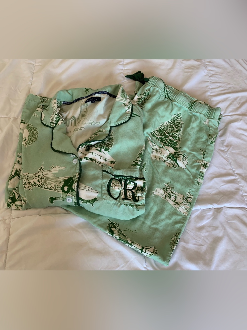 Katie Kime Christmas Pajama Set size 3XL EUC